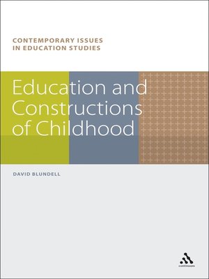 cover image of Education and Constructions of Childhood